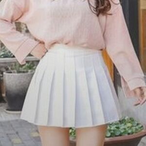 NWOT YesStyle Niji Smile Mini Pleated Tennis Skirt Size XSmall